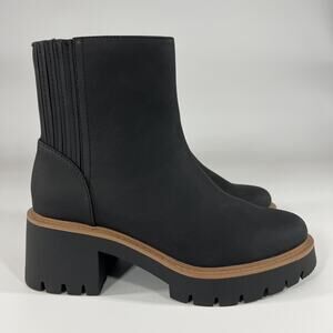 a.n.a. MARIE Womens Ankle Boots Brown COGNAC Faux Suede 8M NEW ($75)